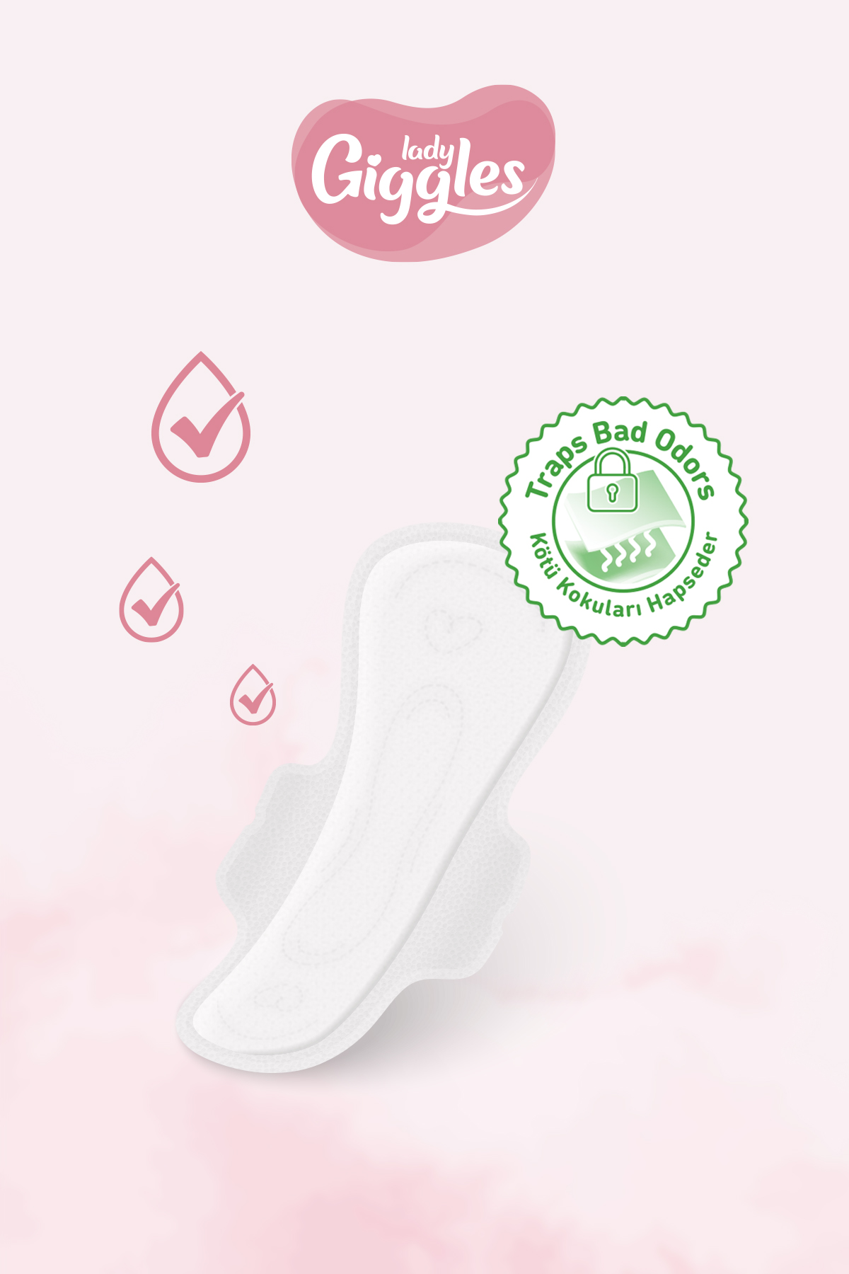 Giggles Lady Soft Hijyenik Ped Uzun Dev Fırsat Paketi 84 Adet